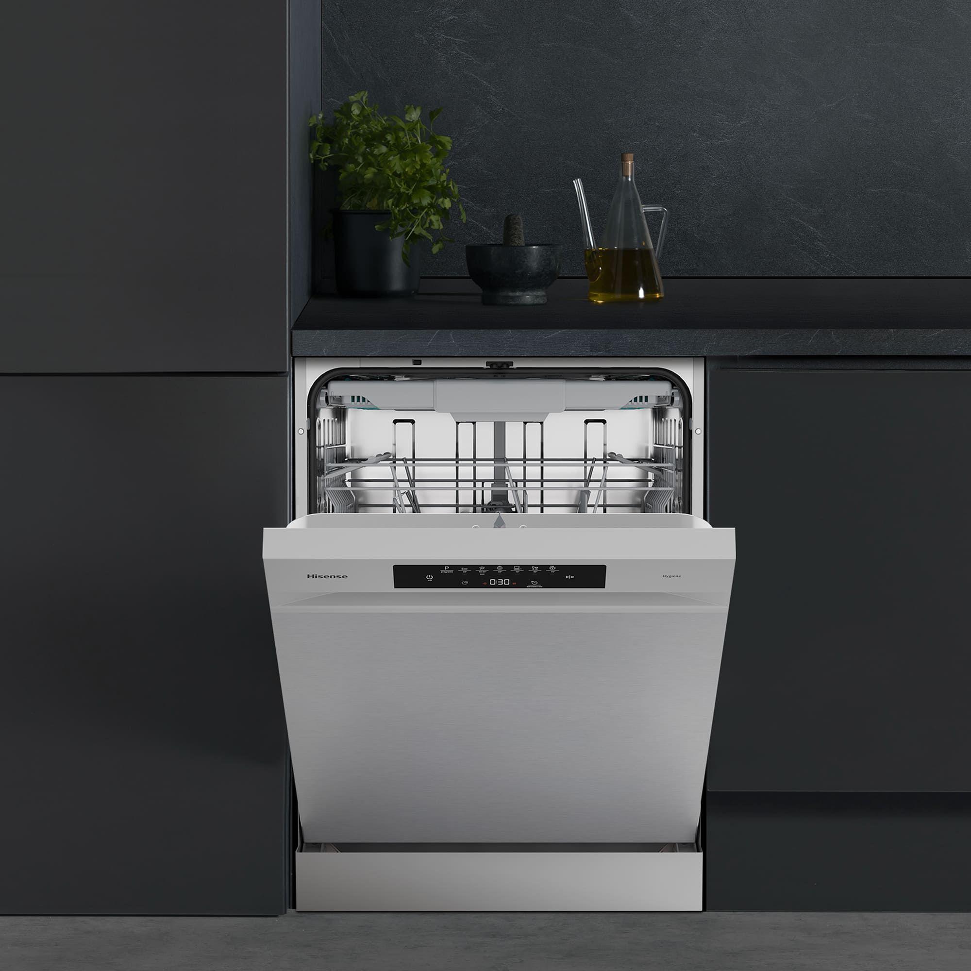 Hisense - HS643B90X – Máquina de Lavar Loiça Serie Hi4, 15 conjuntos, Classe B