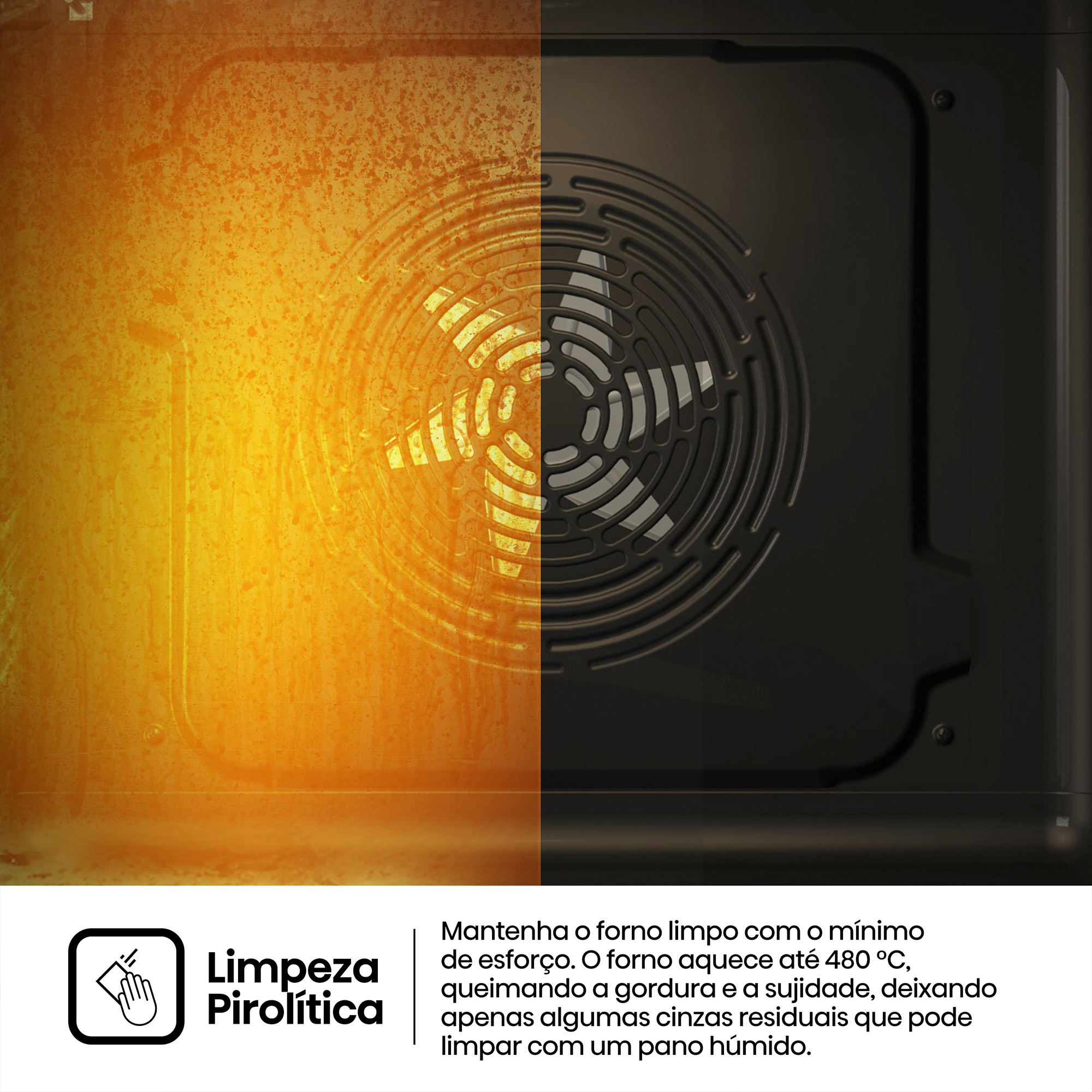 Hisense - BI64223EPX – Forno Pirolítico 78L Serie Hi4, Classe A++