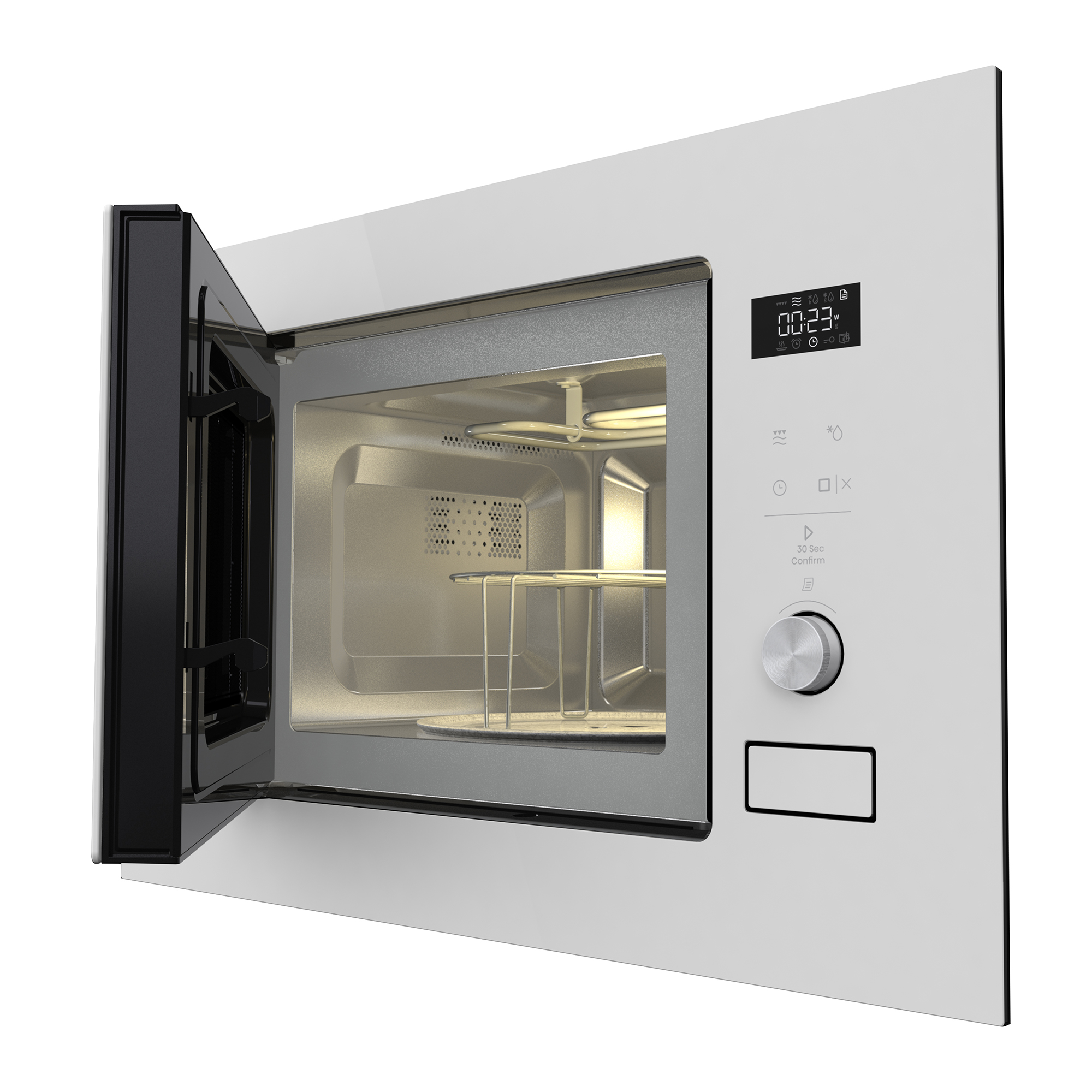 Hisense - BIM320G52WG – Micro-ondas de Encastre com Grill, 20L