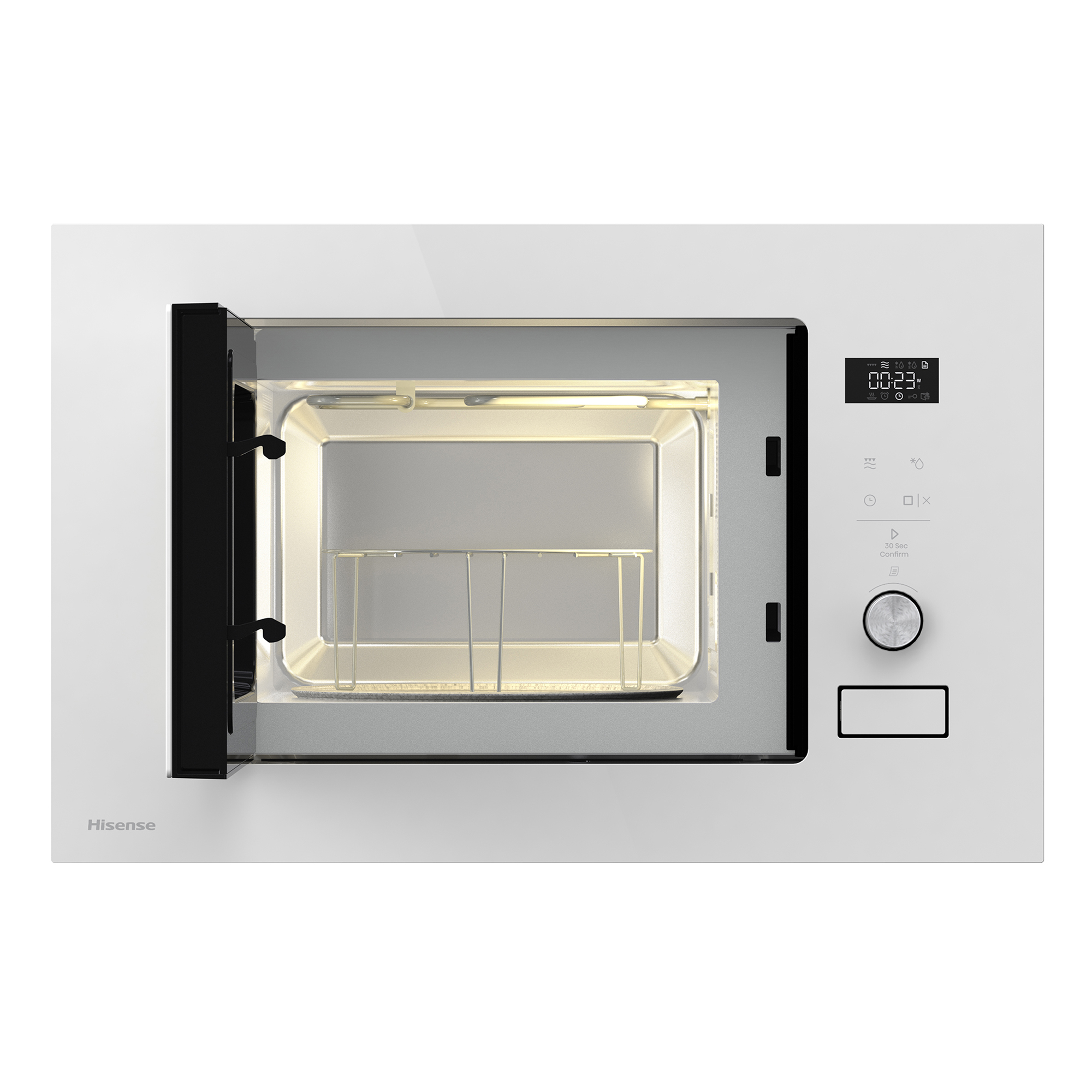 Hisense - BIM320G52WG – Micro-ondas de Encastre com Grill, 20L