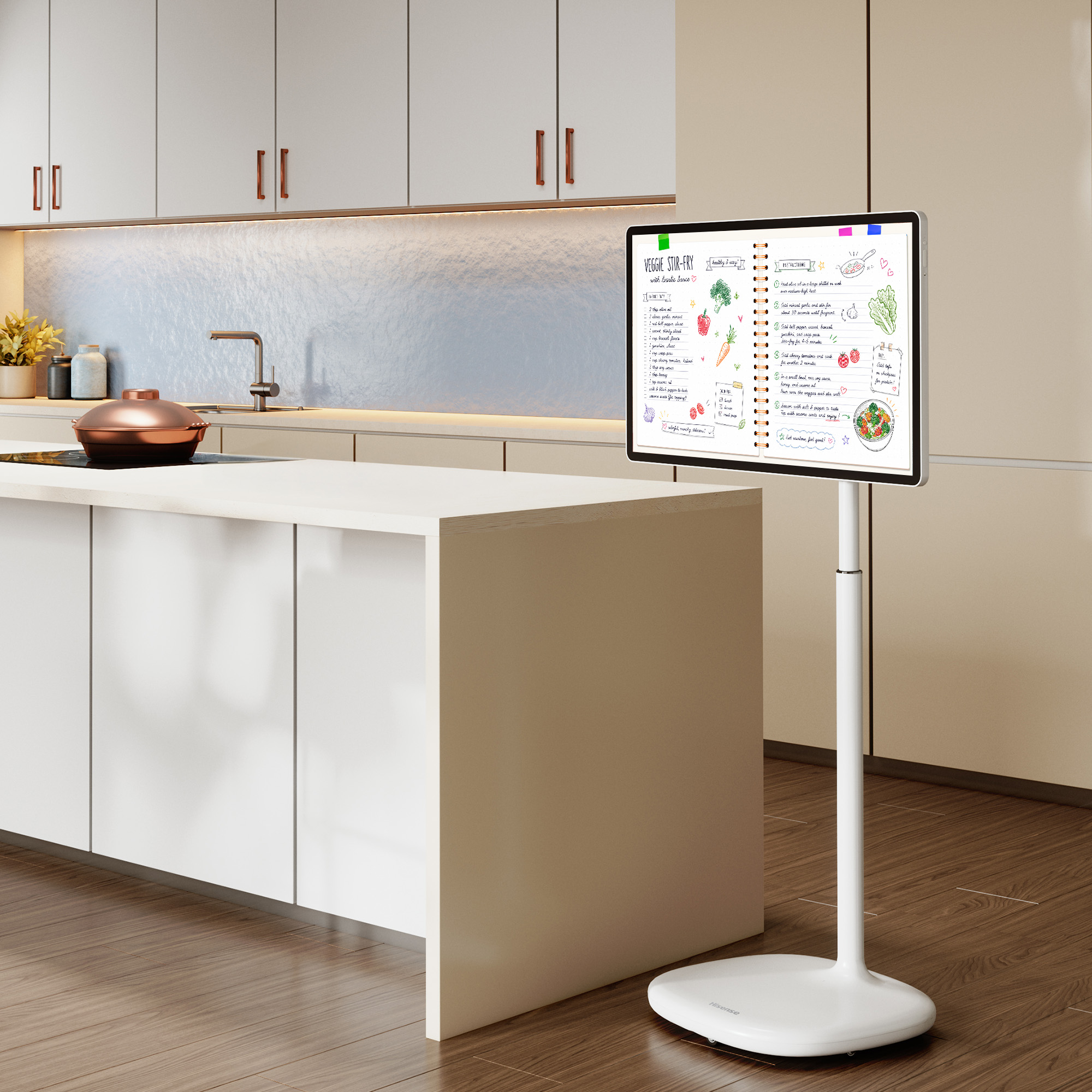 Hisense - Série S6S TV Tátil 4K UHD 32S6S, 32’’ com Android e Bateria integrada na Base