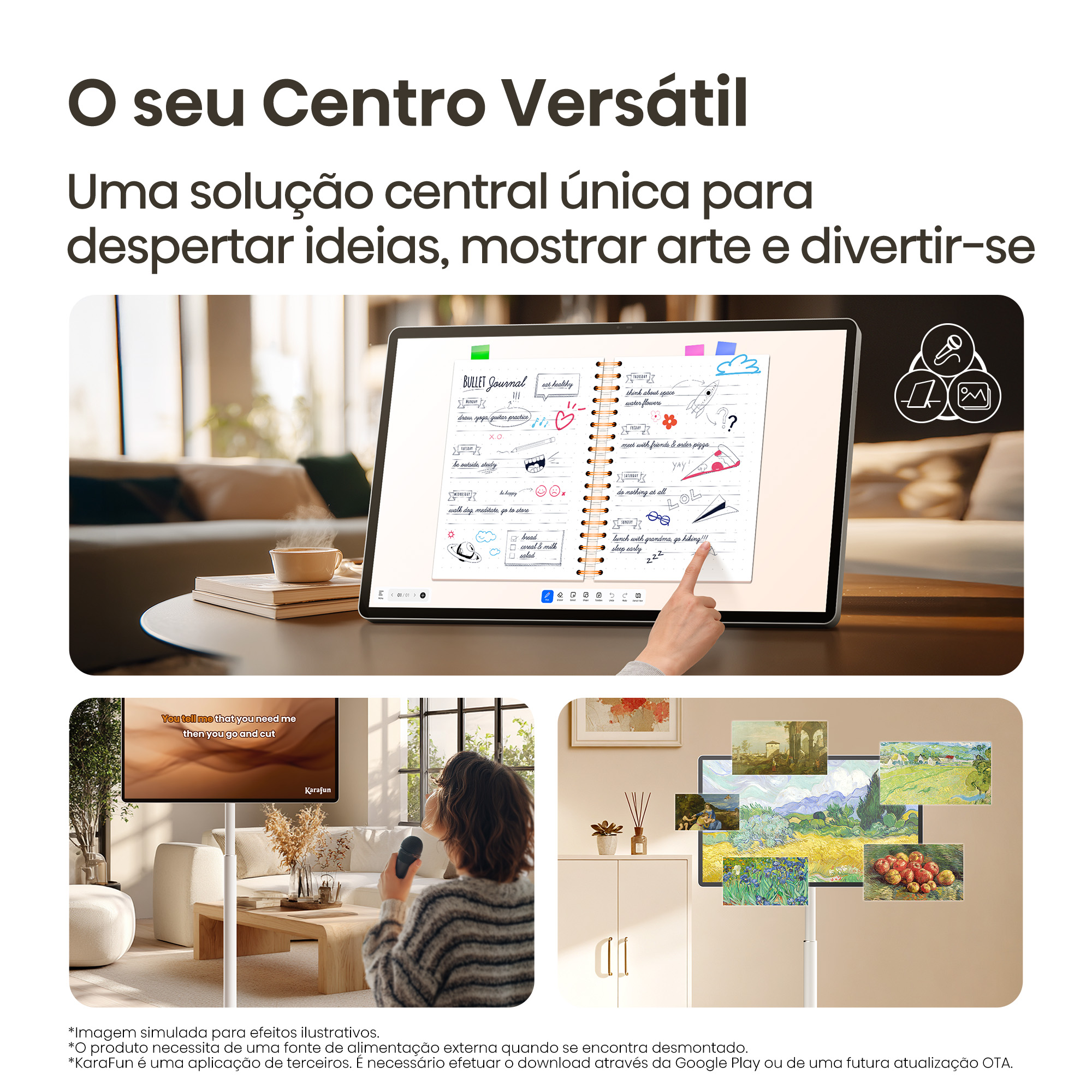 Hisense - Série S6S TV Tátil 4K UHD 32S6S, 32’’ com Android e Bateria integrada na Base